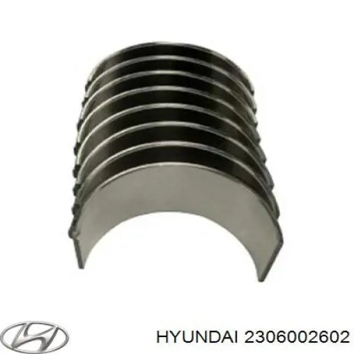 Шатунные вкладыши коленчатого вала Hyundai/Kia 2306002602 цена, от 38.01 USD