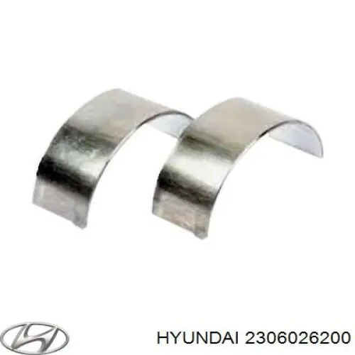 Шатунные вкладыши коленчатого вала Hyundai/Kia 2306026200 цена, от 25.31 USD