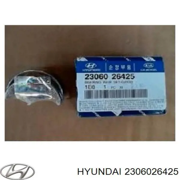 2306026425 Hyundai/Kia folhas inseridas de cambota de biela, kit, padrão (std)