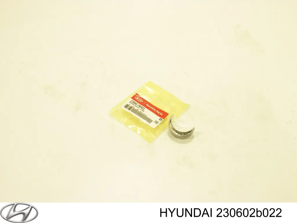 Вкладыши коленвала шатунные, комплект, стандарт (STD) HYUNDAI 230602B022