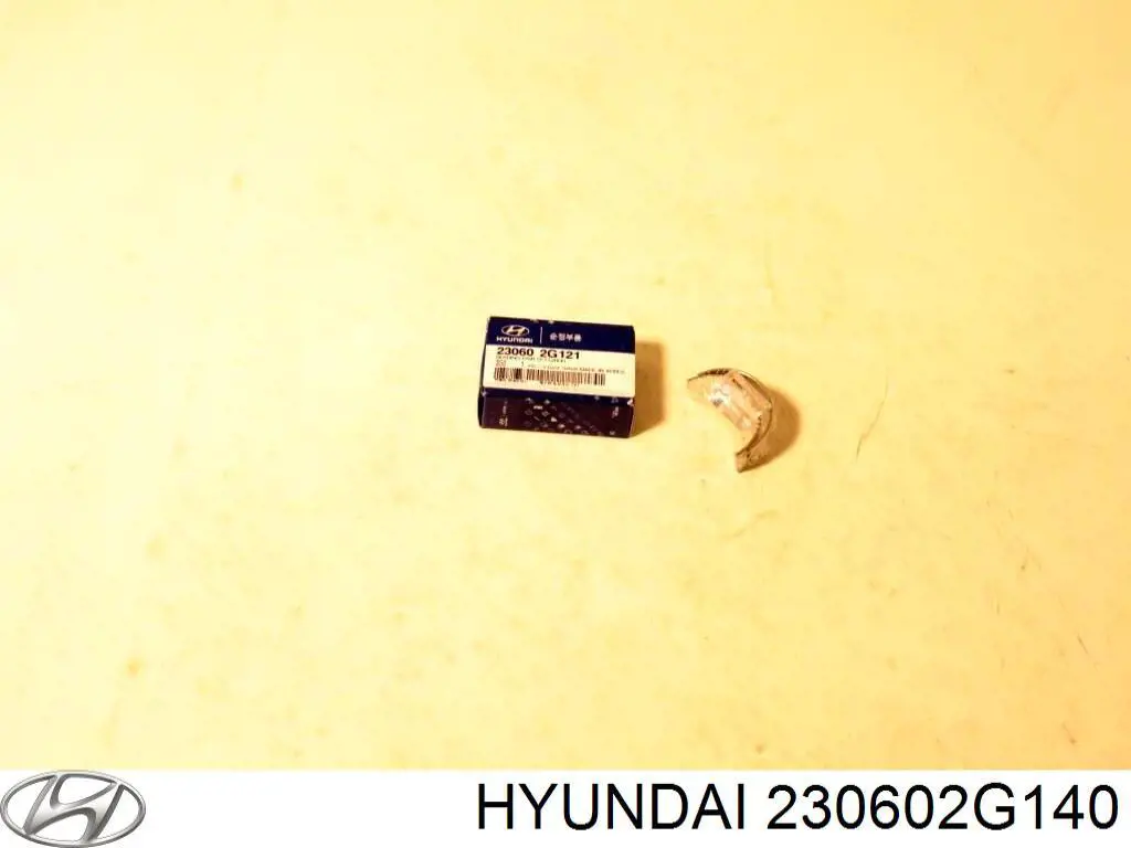 230602G140 Hyundai/Kia folhas inseridas de cambota de biela, kit, padrão (std)