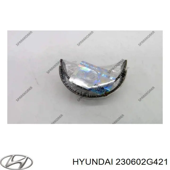 23060-2G421 Hyundai/Kia folhas inseridas de cambota de biela, kit, padrão (std)
