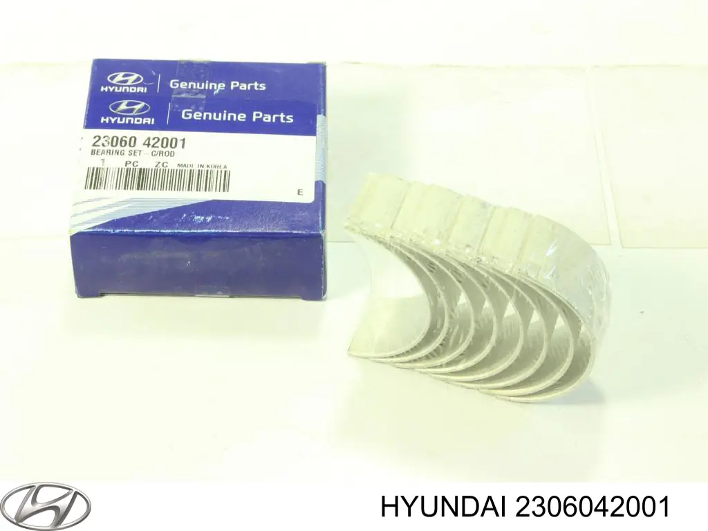 2306042001 Hyundai/Kia вкладыши коленвала коренные, комплект, стандарт (std)