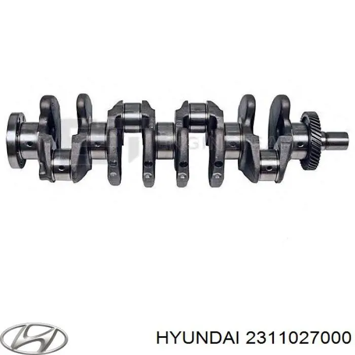 2311027000 Hyundai/Kia коленвал двигателя