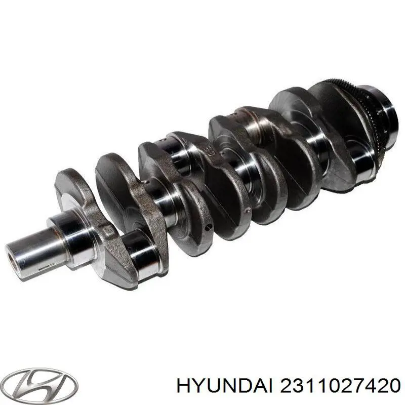 2311027420 Hyundai/Kia коленвал двигателя