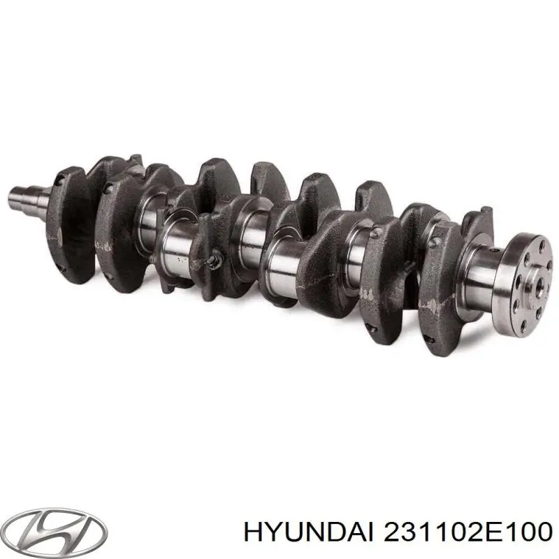 Коленвал двигателя 231102E100 Hyundai/Kia