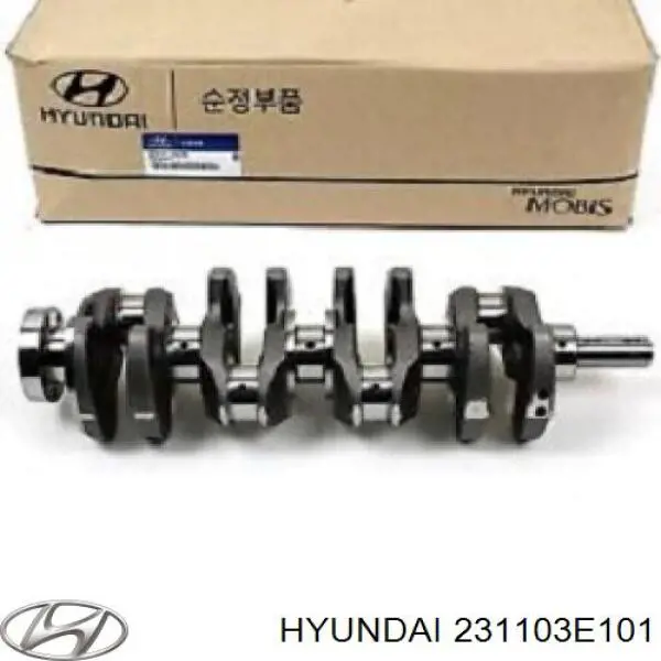 Вал коленчатый и маховик Hyundai/Kia 231103E101 цена, от 161.02 USD
