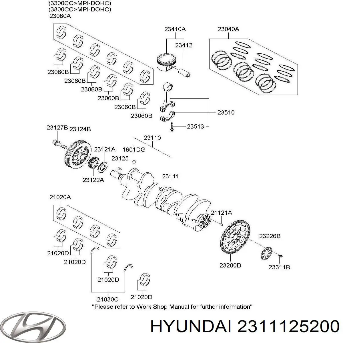 Compre Cambota de motor Hyundai H-1 STAREX 