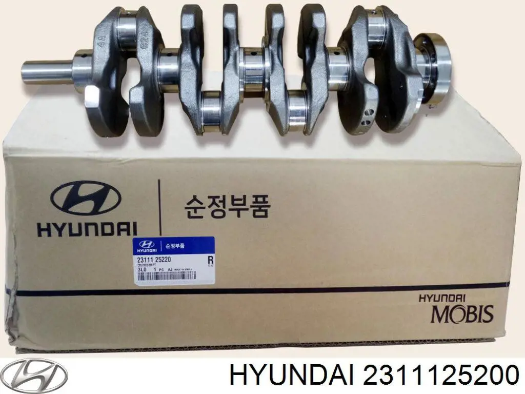 2311125200 Hyundai/Kia коленвал двигателя
