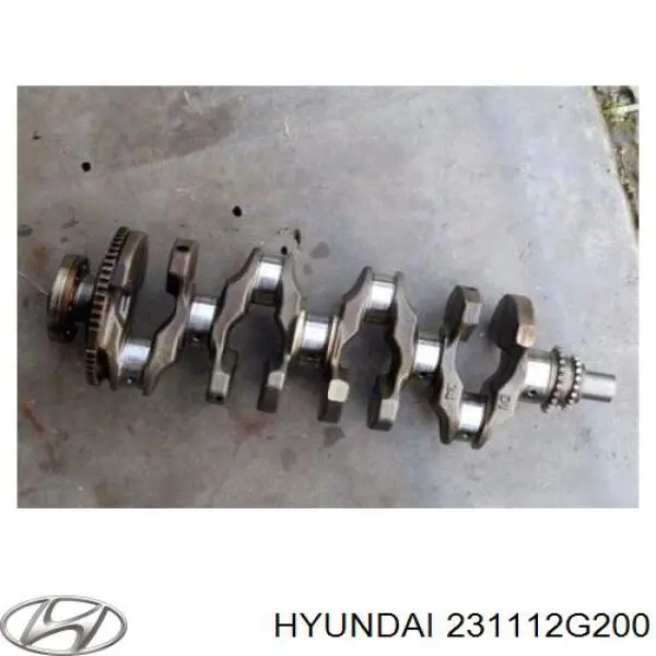 Коленвал двигателя Hyundai/Kia 231112G200