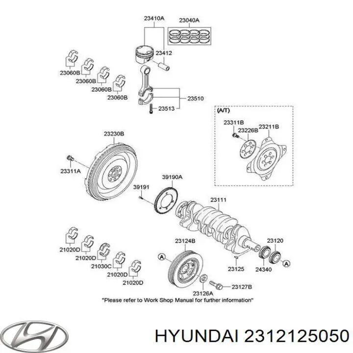 2312125050 Hyundai/Kia 