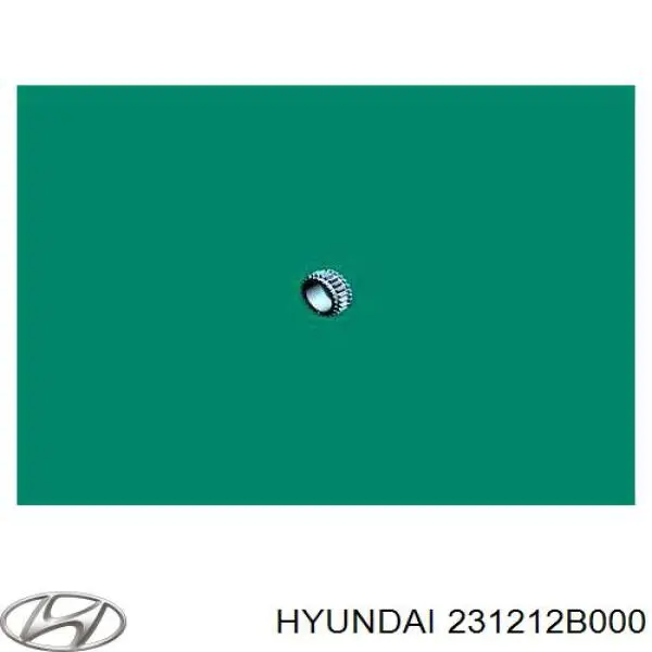 Звездочка привода коленвала двигателя HYUNDAI 231212B000