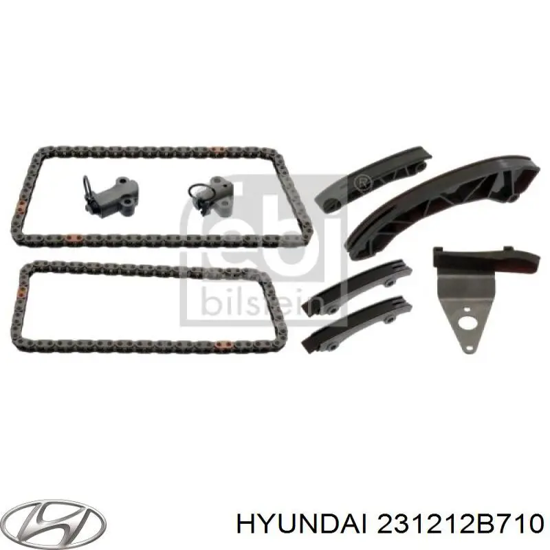231212B700 Hyundai/Kia engrenagem de cadeia da roda dentada de acionamento de cambota de motor