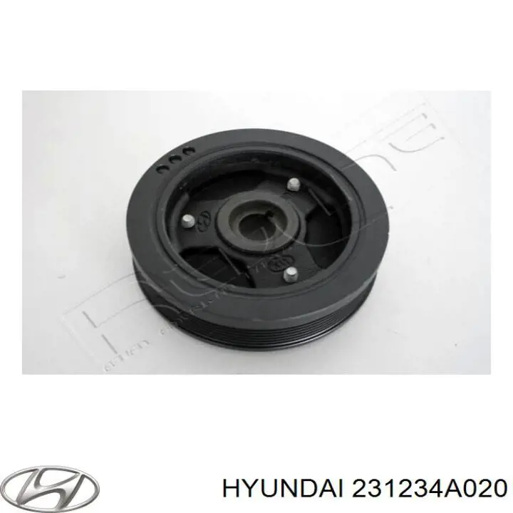 Шкив коленвала (демпфер) Hyundai/Kia 231234A020 цена, от 12.71 USD