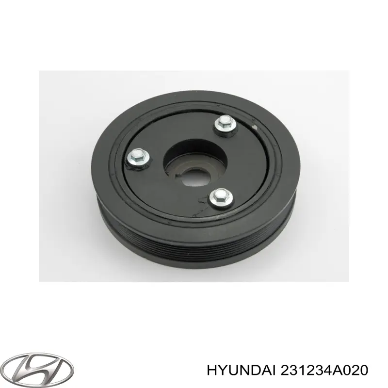 Шкив коленвала 231234A020 Hyundai/Kia