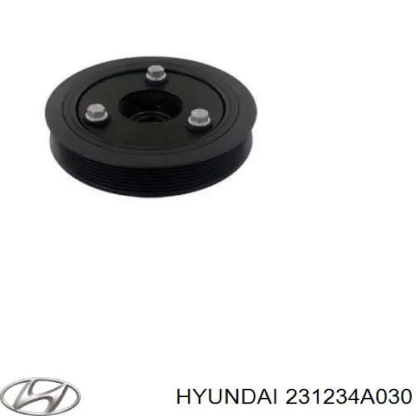 Купить 231234A030 Hyundai/Kia Шкив-демпфер коленвала