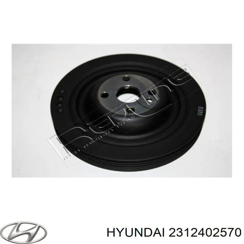 Шкив коленвала (демпфер) Hyundai/Kia 2312402570 цена, от 38.33 USD