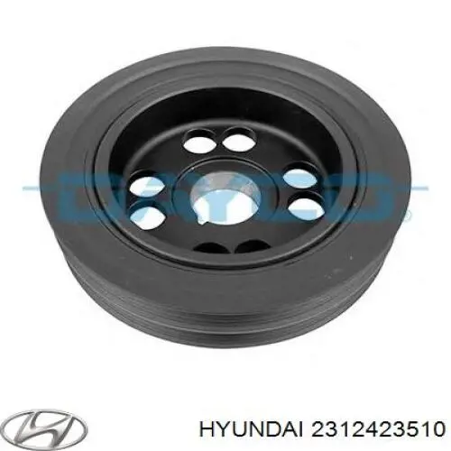 Шкив коленвала (демпфер) Hyundai/Kia 2312423510 цена, от 36.72 USD