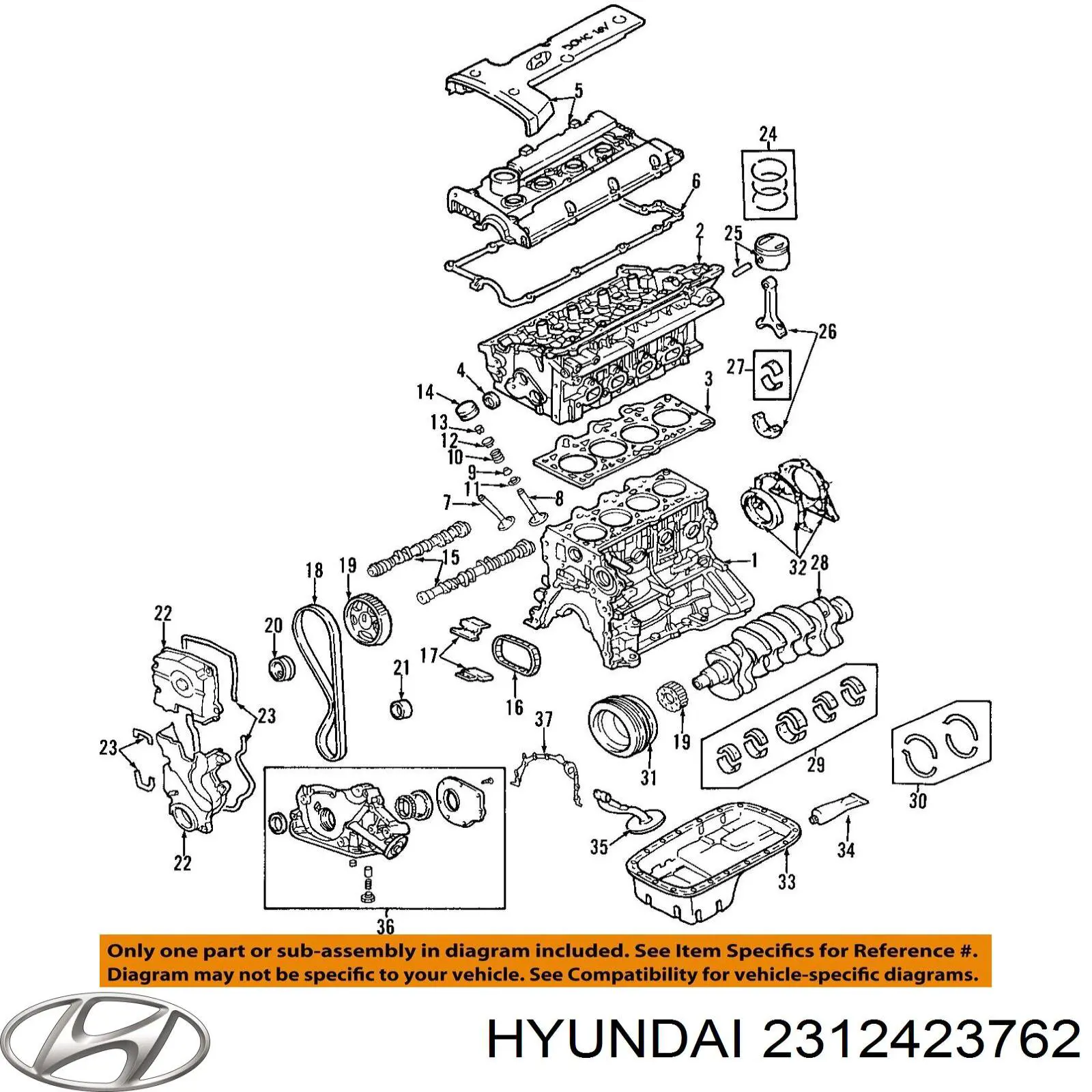 Демпферный шкив Hyundai Elantra HD (Хундай Элантра)