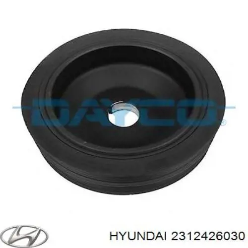 Демпфер коленвала Hyundai/Kia 2312426030