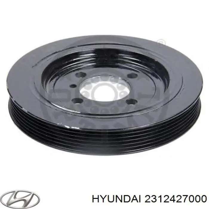 Polia de cambota 2312427000 Hyundai/Kia