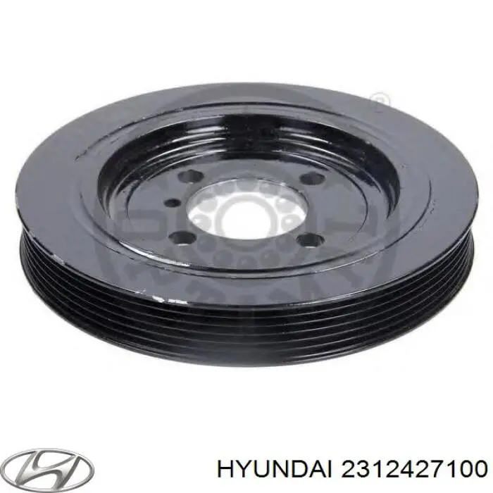 Купить 2312427100 Hyundai/Kia Шкив-демпфер коленвала