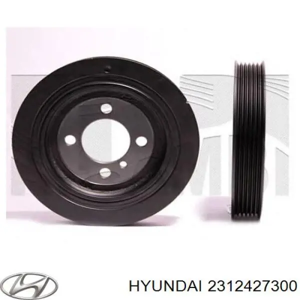Купить 2312427300 Hyundai/Kia Шкив-демпфер коленвала