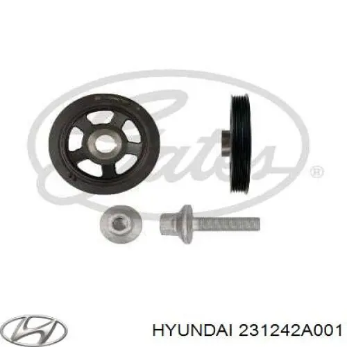 231242A001 Hyundai/Kia Шкив коленчатого вала