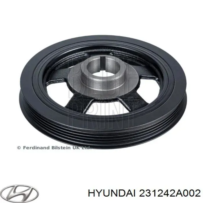 Шкив коленвала (демпфер) Hyundai/Kia 231242A002 цена, от 99.32 USD