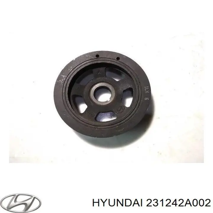 Купить 231242A002 Hyundai/Kia Шкив-демпфер коленвала