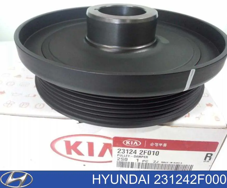 Шкив коленвала 231242F000 Hyundai/Kia