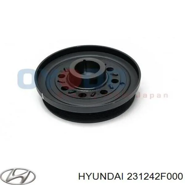 Демпфер коленвала Hyundai/Kia 231242F000