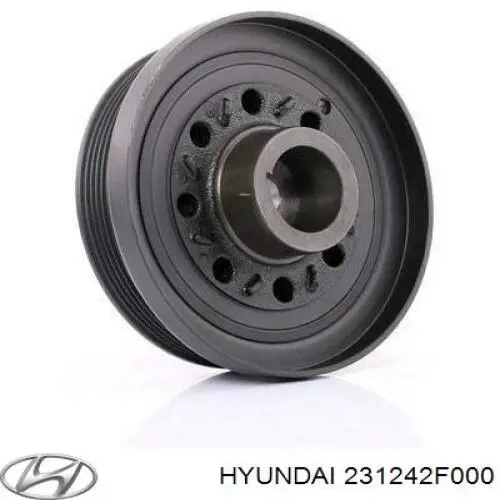 Шкив коленвала (демпфер) Hyundai/Kia 231242F000 цена, от 80.49 USD