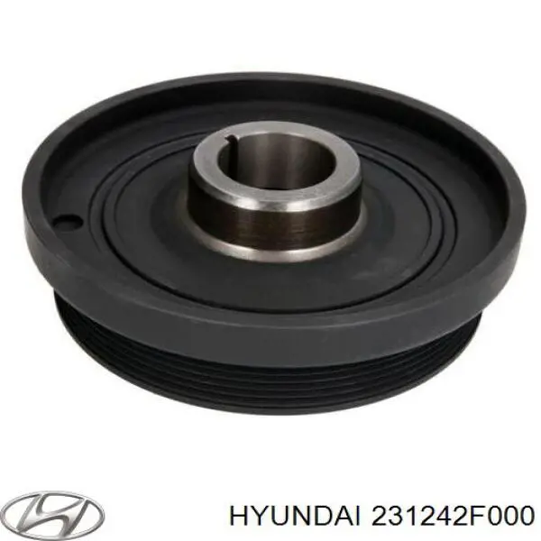 Купить 231242F000 Hyundai/Kia Шкив-демпфер коленвала
