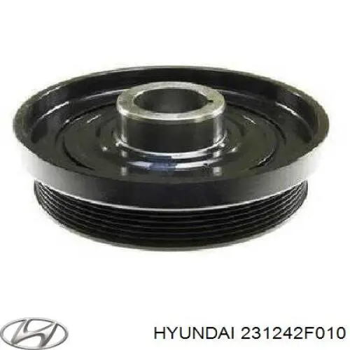 Купить 231242F010 Hyundai/Kia Шкив-демпфер коленвала