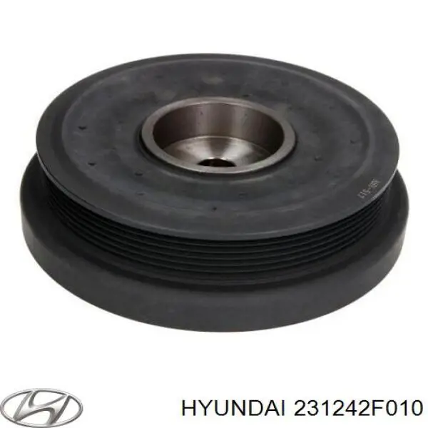 Шкив коленвала 231242F010 Hyundai/Kia