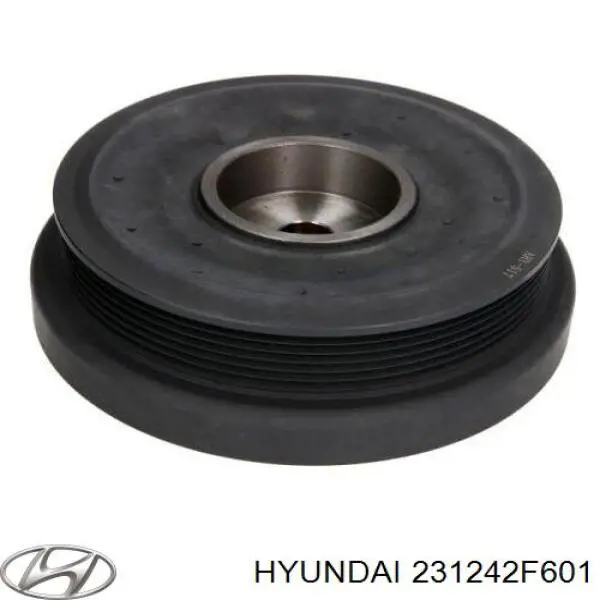 Шкив коленвала 231242F601 Hyundai/Kia