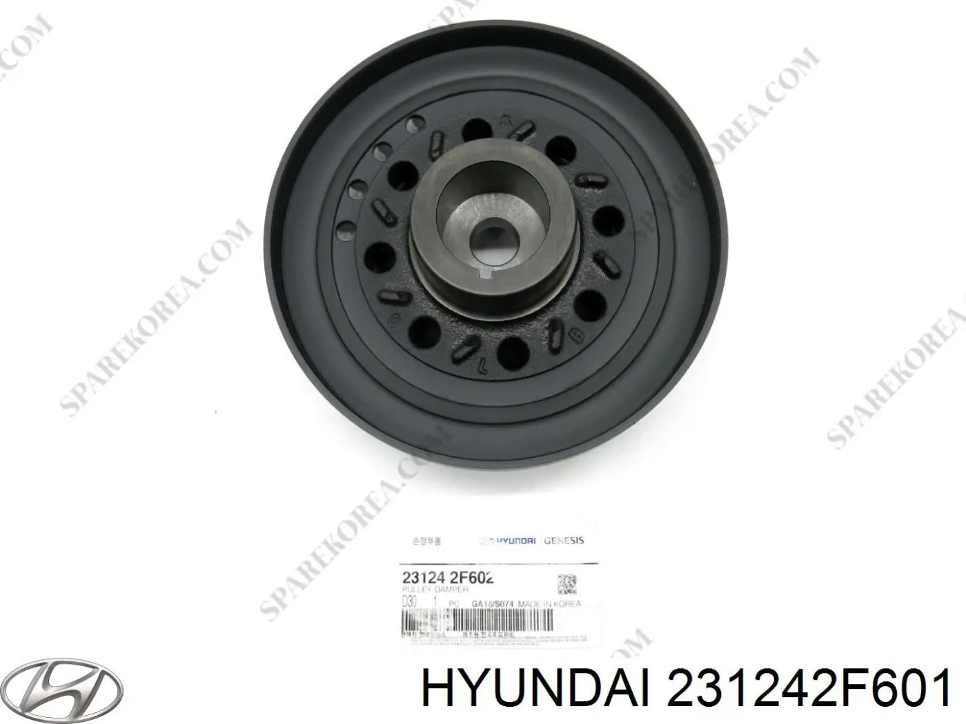 Демпфер коленвала Hyundai/Kia 231242F601