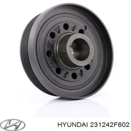 Шкив коленвала 231242F602 Hyundai/Kia