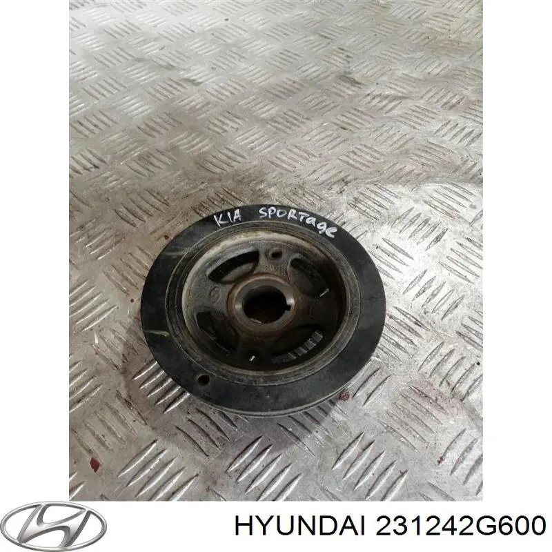 231242G600 Hyundai/Kia шкив коленвала