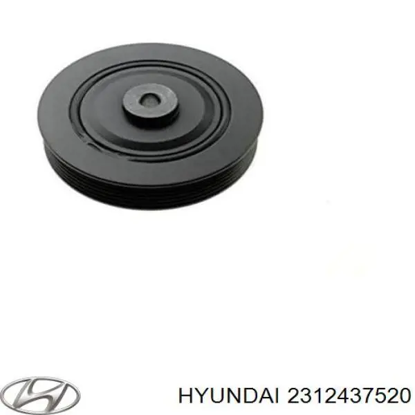 Купить 2312437520 Hyundai/Kia Шкив-демпфер коленвала