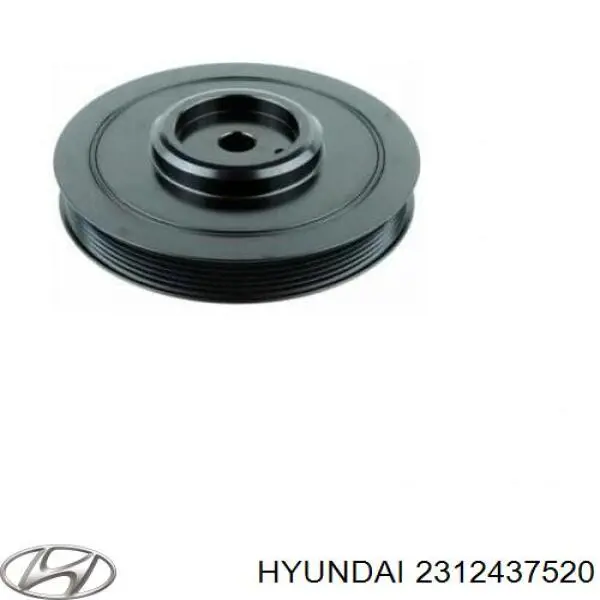 Шкив коленвала (демпфер) Hyundai/Kia 2312437520 цена, от 51.67 USD