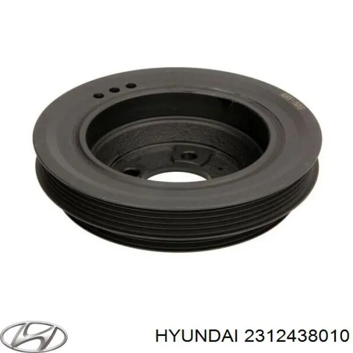 Шкив коленвала (демпфер) Hyundai/Kia 2312438010 цена, от 55.97 USD