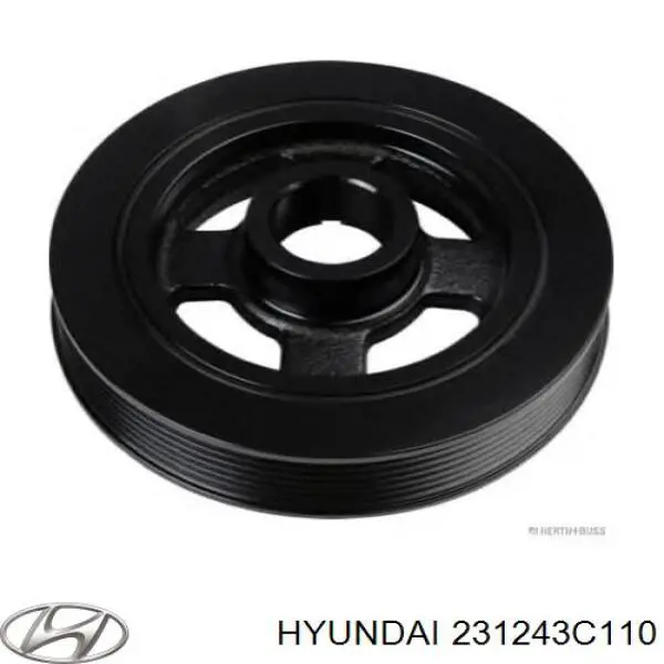 231243C110 Hyundai/Kia шкив коленвала