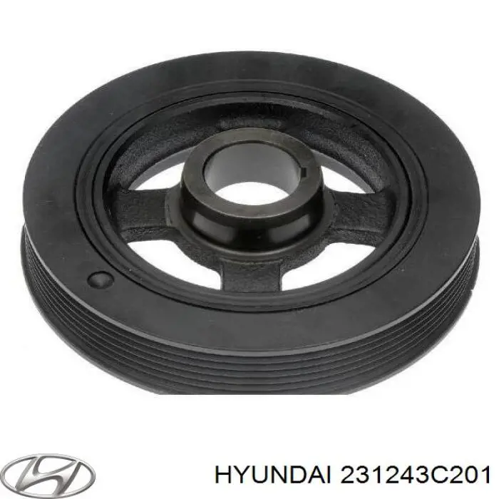 231243C201 Hyundai/Kia шкив коленвала