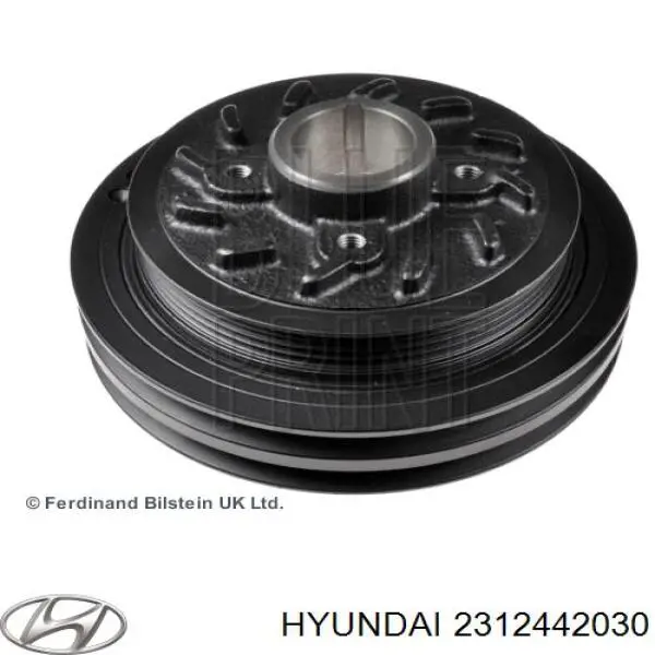 Шкив коленвала 2312442030 Hyundai/Kia