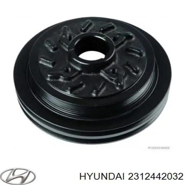 Демпфер коленвала Hyundai/Kia 2312442032