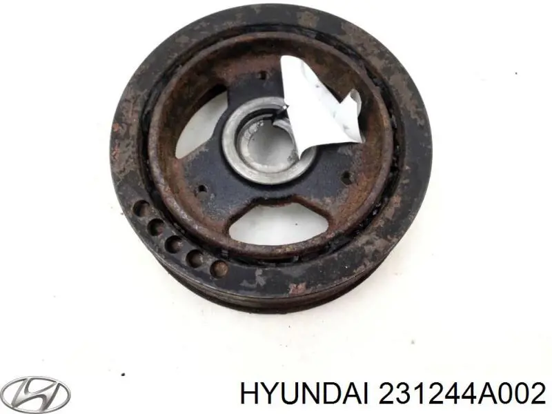 Шкив коленвала (демпфер) Hyundai/Kia 231244A002 цена, от 12.67 USD