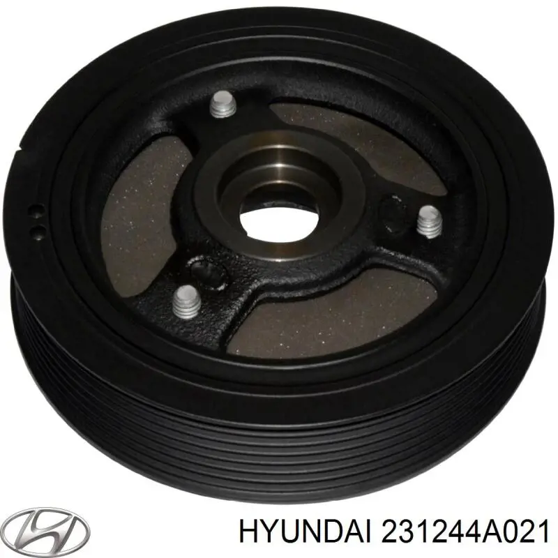 Шкив коленвала 231244A021 Hyundai/Kia