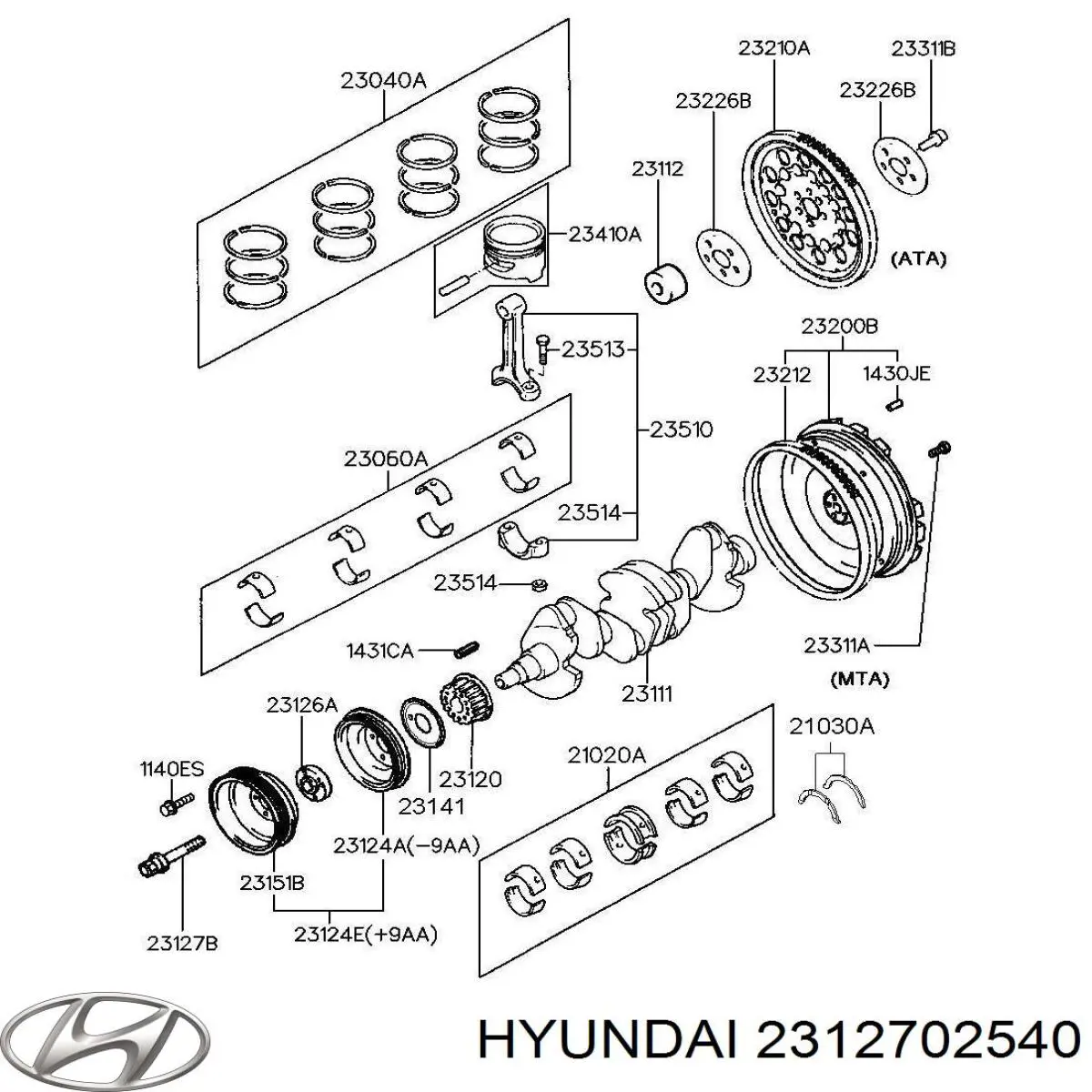  2312702540 Hyundai/Kia